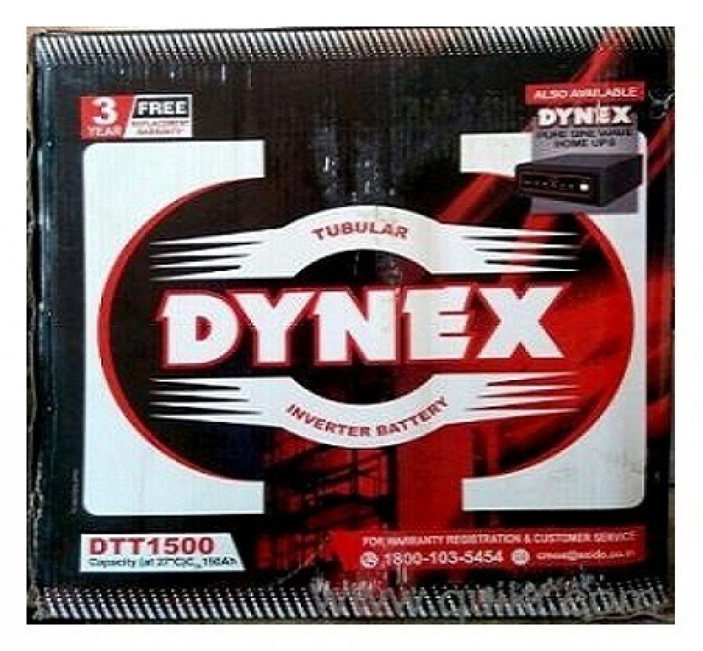 Exide Dynex DTT1500 150 AH Tall Tubular Battery