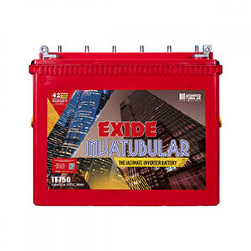 Exide IT750 Inva Tubular 200AH Tall Tubular Battery