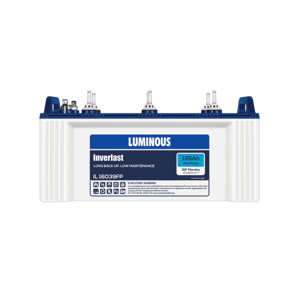 Luminous IL 16039FP 135AH Flat Plate Battery