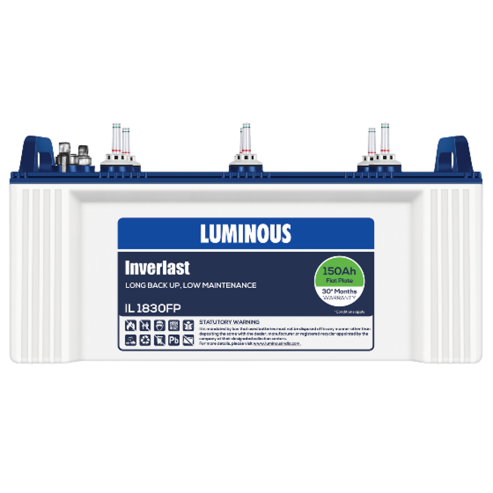 LUMINOUS INVERLAST IL1830FP 150AH Flate Plate Battery