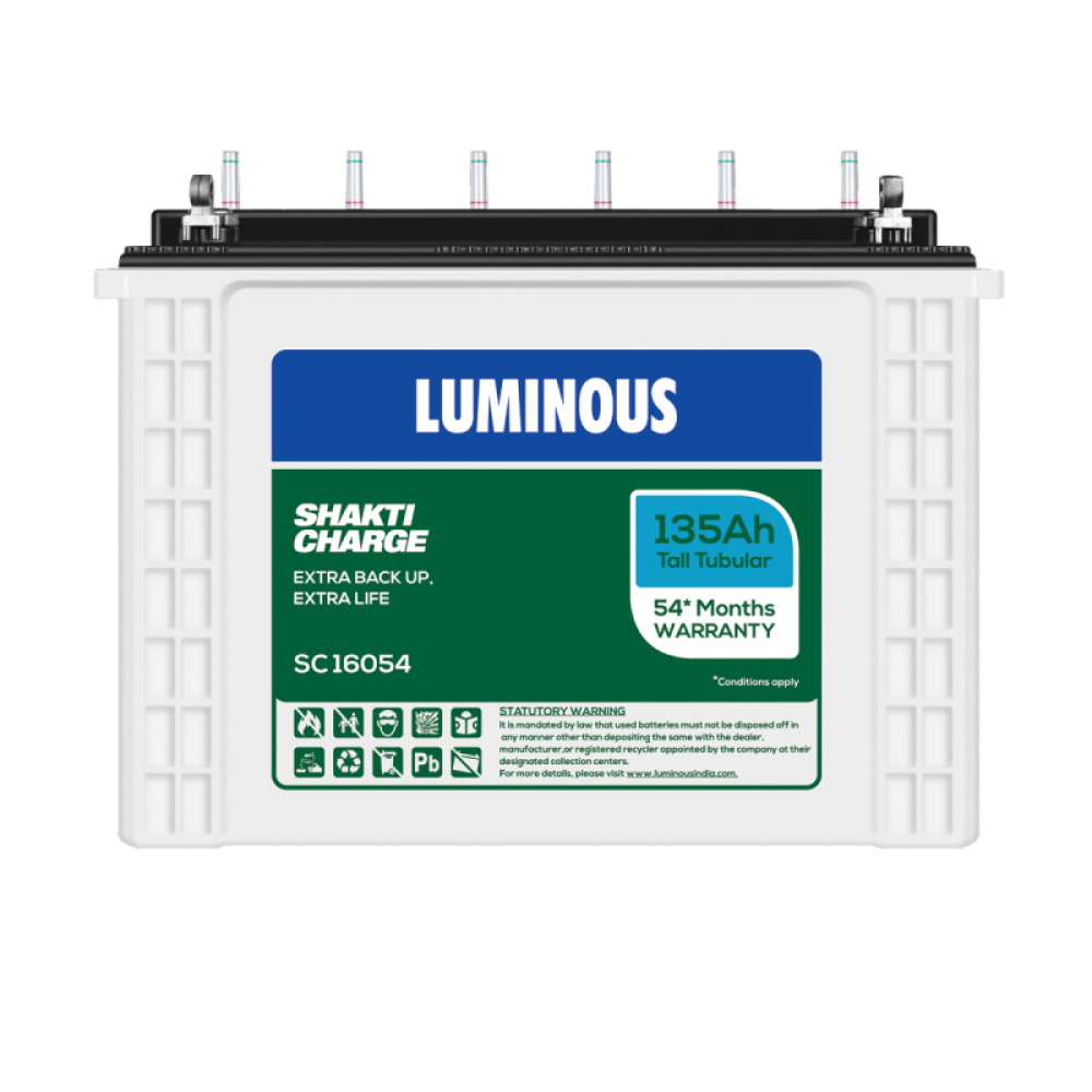 Luminous SHAKTI CHARGE - SC16054 135AH Tubular Battery