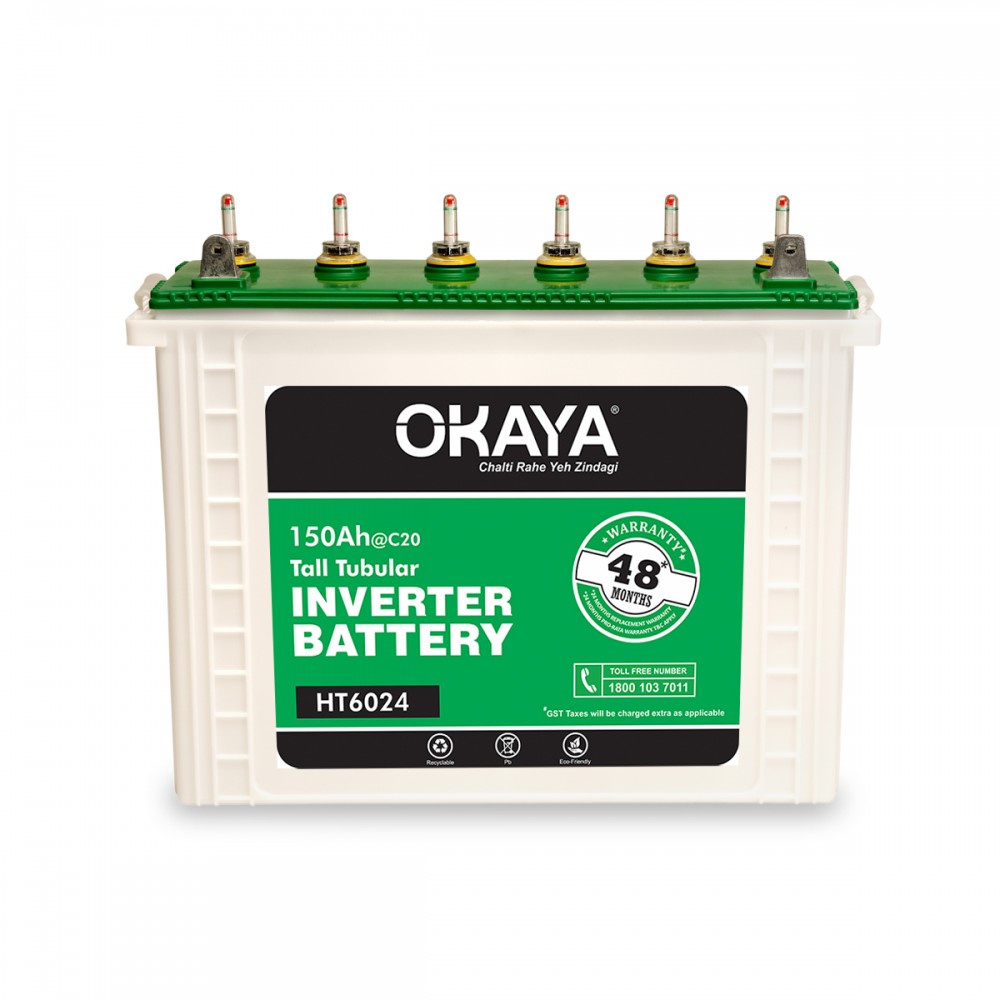 Okaya HT6024 150AH Hadi Tall Tubular Battery