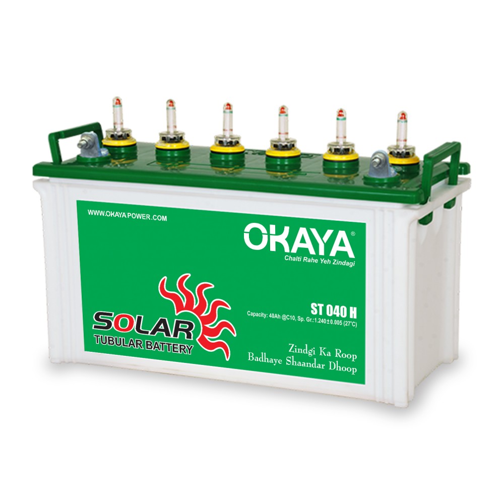 Okaya ST040H 40AH Solar Tubular Battery