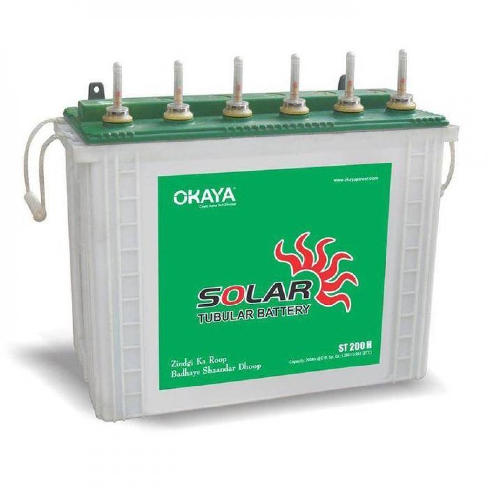 Okaya ST200H 200AH Solar Tubular Battery