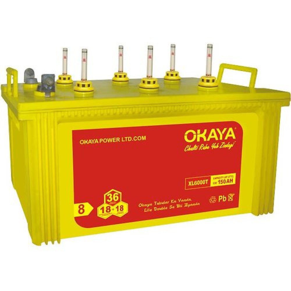 Okaya XL8000T 180AH Hadi Tubular Battery